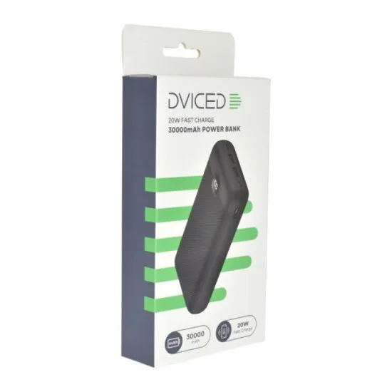 Dviced Power bank 30000mAh - Black
